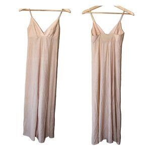 Alice Maloof Babydoll intimates dress cream Nightgown Saks fifth avenue Size S
